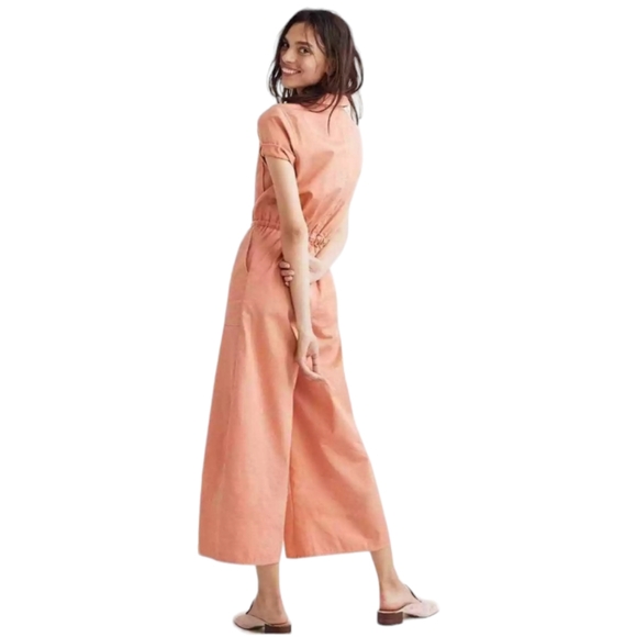Madewell Wide-Leg Utility Jumpsuit 6 in Washed coral - Picture 2 of 11